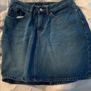 calvin klein mini skirt